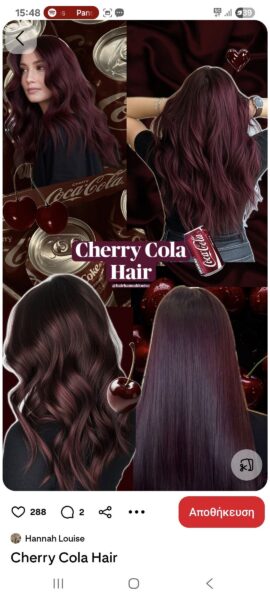 Tóc Cherry Cola 2026 - sắc nâu đỏ Cherry tại Chí Tâm Hair Salon