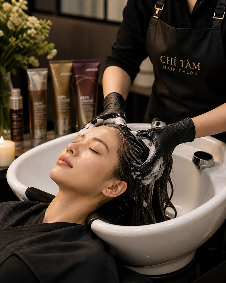 Liệu trình phục hồi tóc tại Chí Tâm Hair Salon