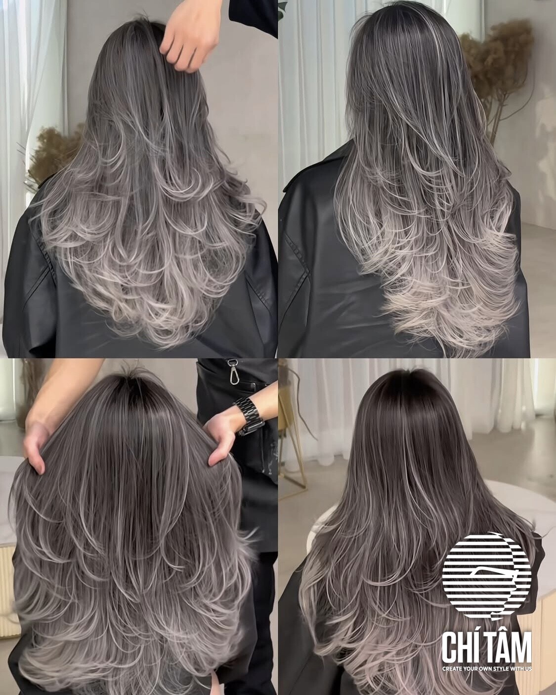 Nhuộm balayage tại Chí Tâm Hair Salon