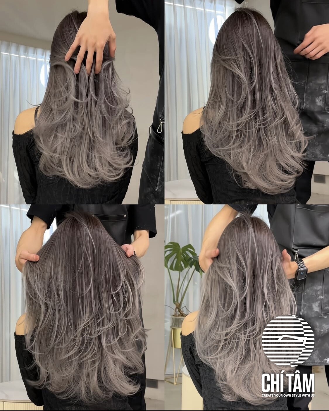 Nhuộm balayage tại Chí Tâm Hair Salon