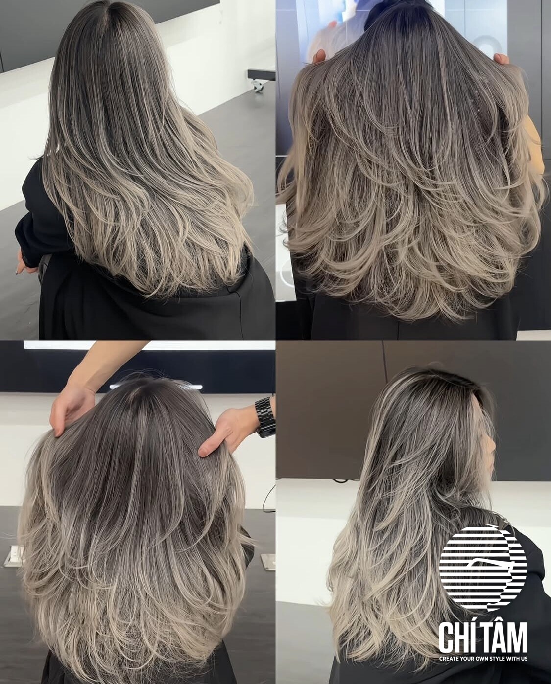 Nhuộm balayage tại Chí Tâm Hair Salon