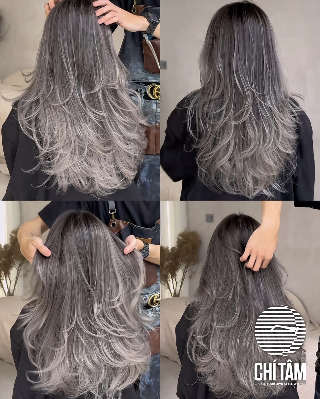 Nhuộm balayage tại Chí Tâm Hair Salon