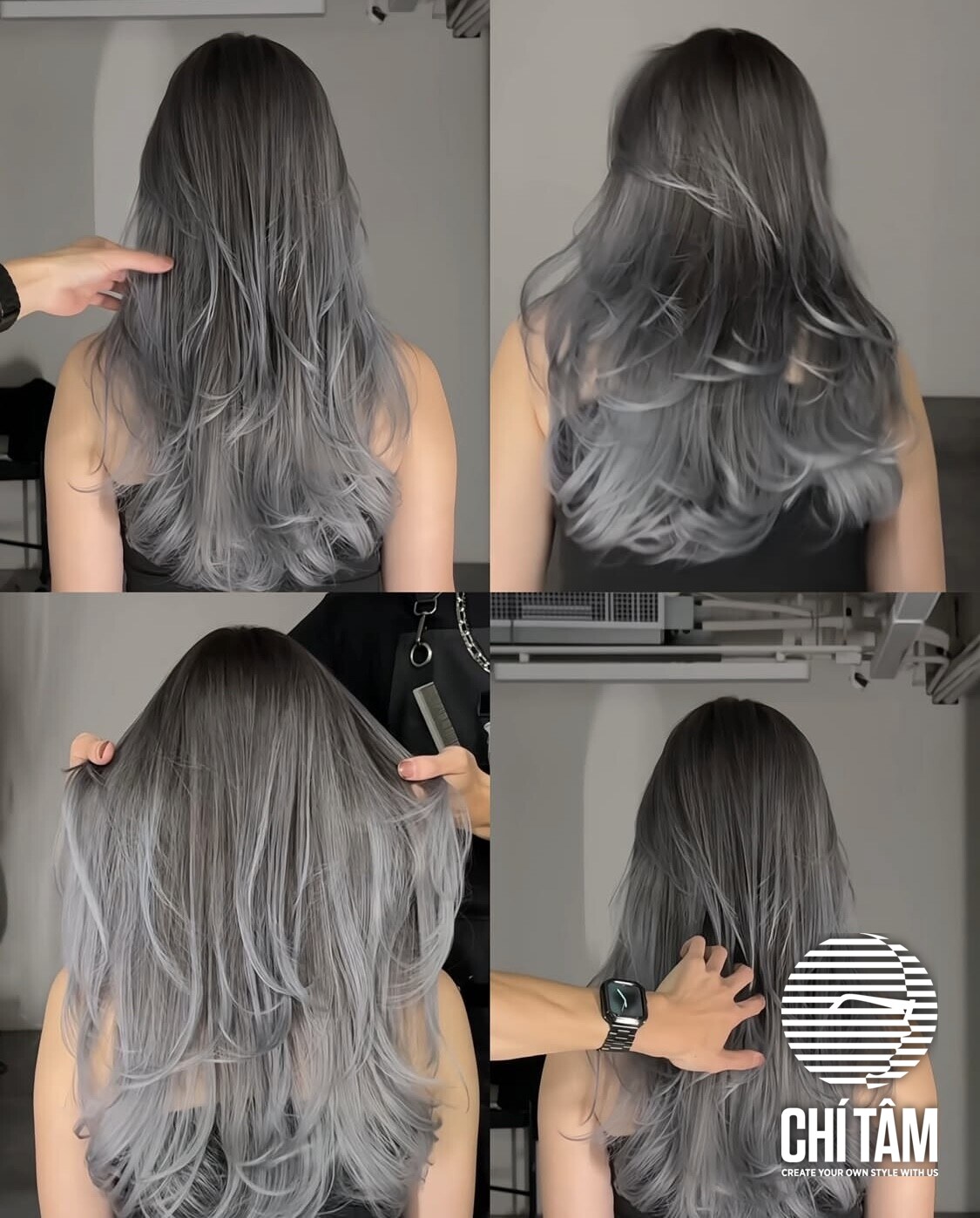 Nhuộm balayage tại Chí Tâm Hair Salon
