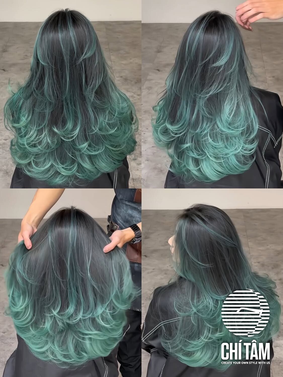 Nhuộm balayage tại Chí Tâm Hair Salon