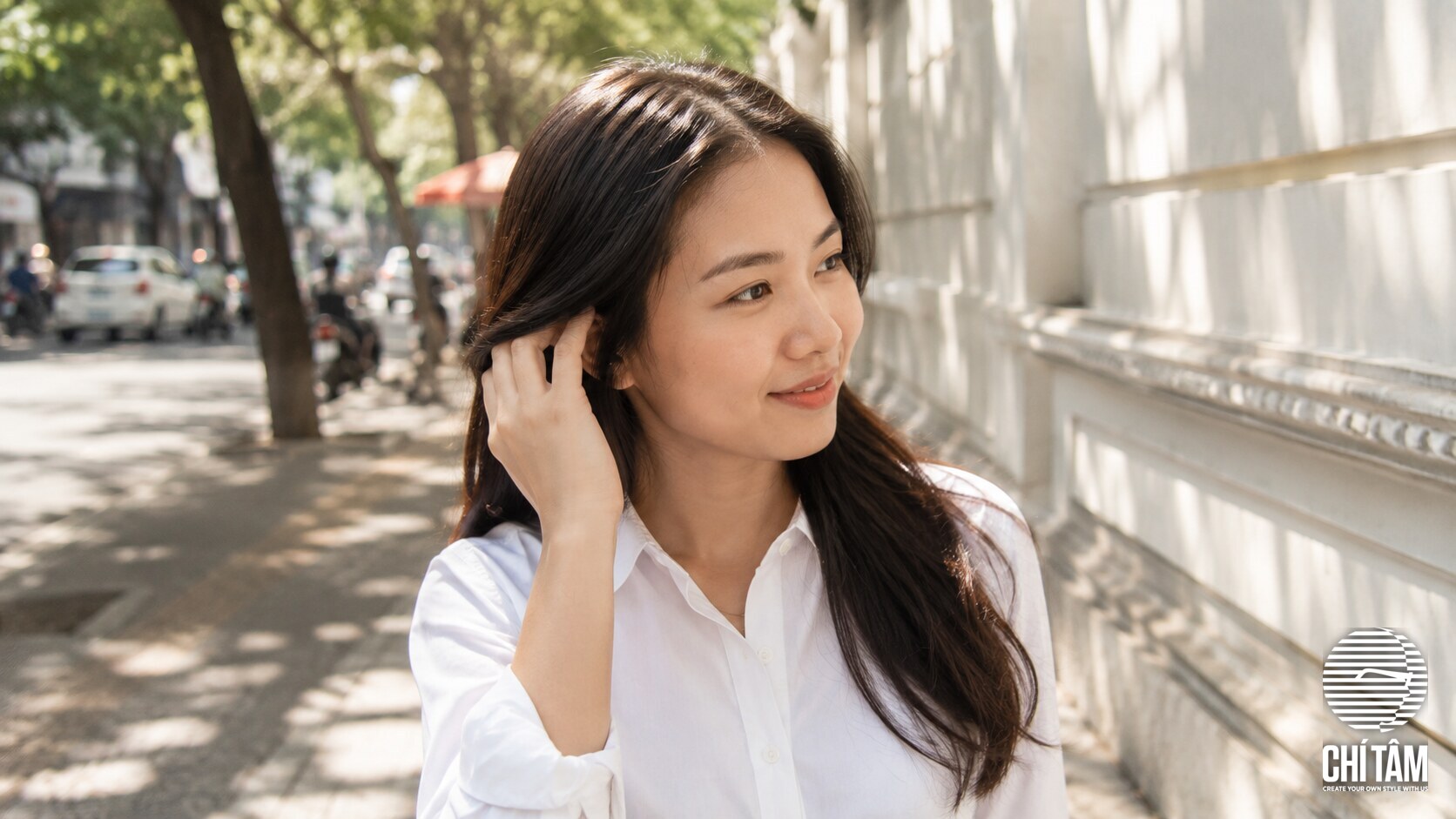 Tóc bồng nhẹ, chân tóc thoáng sạch sau khi detox da đầu