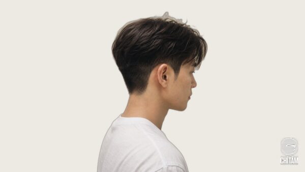Kiểu tóc nam two block nhìn nghiêng tại Chí Tâm Hair Salon