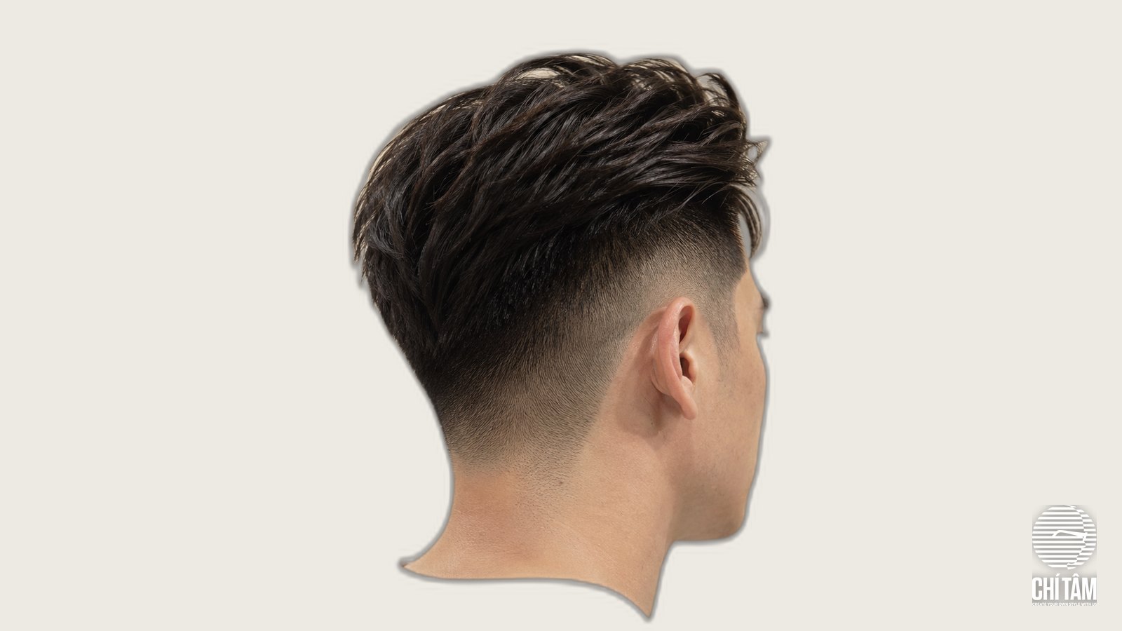 Đường fade hai bên thái dương của kiểu tóc nam undercut
